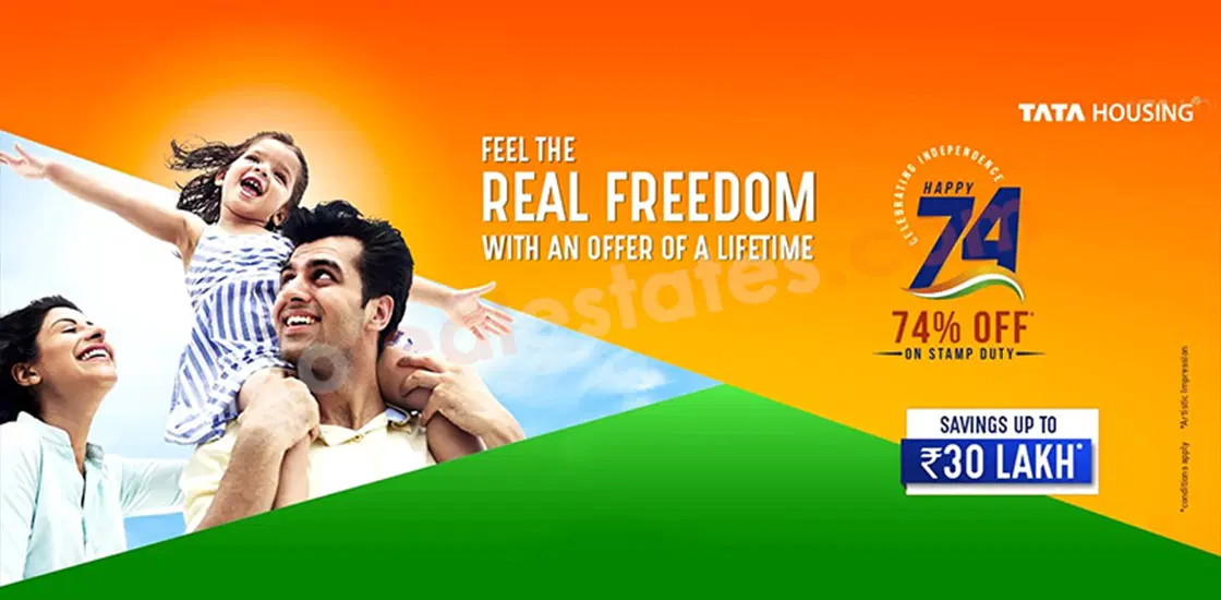 Take Advantage of 74% off on Stamp Duty, Seal Your Deal with Tata Housing!