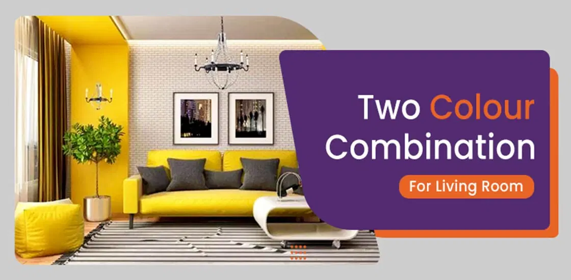 Two Colour Combination For Living Room - Make The Best Choice For Yours