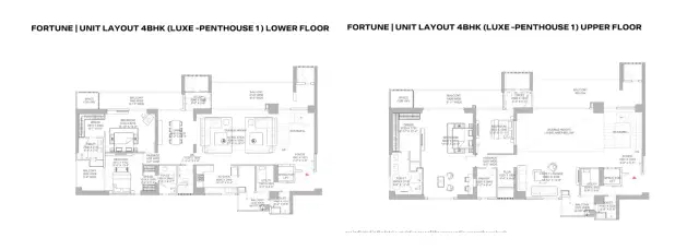Godrej Samaris Gurgaon 4 BHK Panthouse 3653 Sq.Ft. Floor Plan